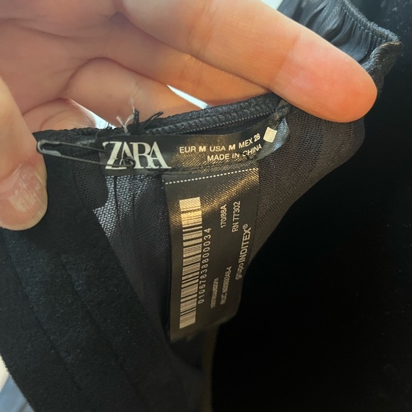 NWT Zara Strapless Dress with Front Slit and Interior Corset Size M - Picture 13 of 16